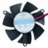 ZUNSHAN DF0501012SEE2C 01 DC 12V 0.05A Sleeve Bearing Axial Cooling Fan