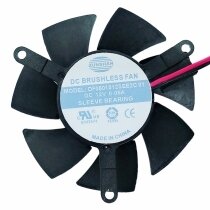 ZUNSHAN DF0501012SEE2C 01 DC 12V 0.05A Sleeve Bearing Axial Cooling Fan