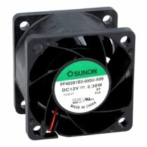 Sunon PF40281B3-000U-A99 DC 12V 2.38W 2 Wires Axial Cooling Fan