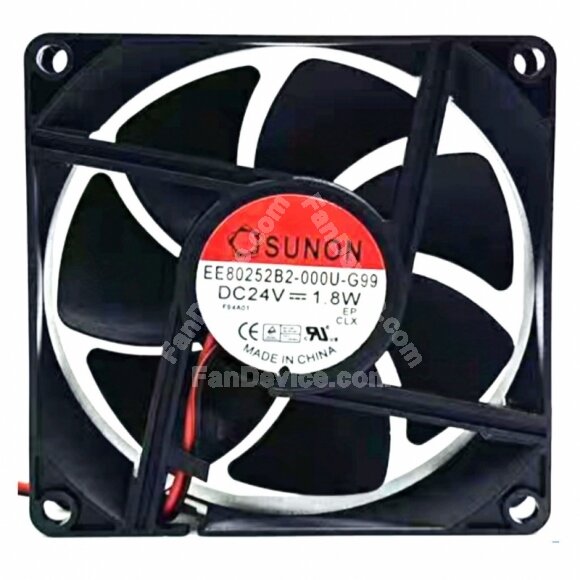 Sunon EE80252B2-000U-G99 DC 24V 1.8W 8025 Axial Cooling Fan