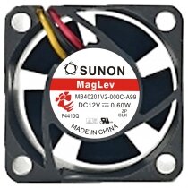 SUNON MB40201V2-000C-A99 DC 12V 0.60W 2 Wires / 3 Wires Axial Cooling Fan