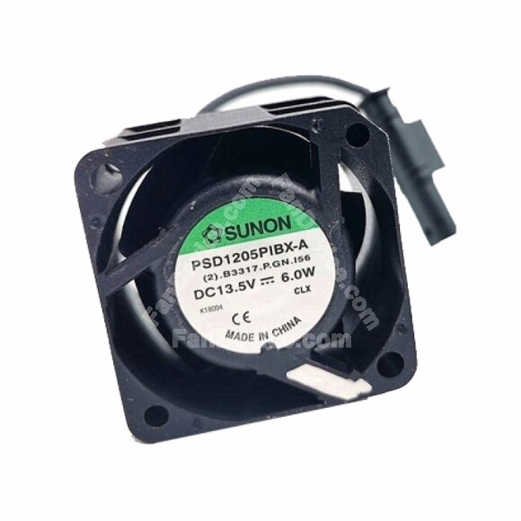 SUNON PSD1205PIBX-A DC 13.5V 6.0W 2 Wires Axial Cooling Fan