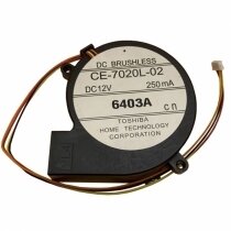 Toshiba CE-7020L-02 DC 12V 250mA 4 Wires Blower Cooling Fan