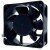 SNOWFAN YY6025H12B DC 12V 0.55A 2 Wires Axial Cooling Fan