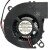 NMB-MAT BM5020-04W-B50 DC 12V 0.24A 2 Wires Blower Cooling Fan