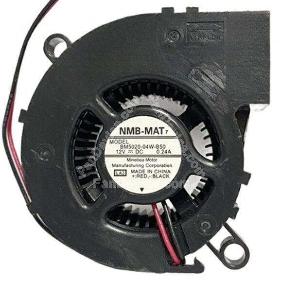 NMB-MAT BM5020-04W-B50 DC 12V 0.24A 2 Wires Blower Cooling Fan