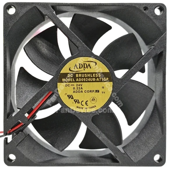 ADDA AD0924UB-A71GP 24V 0.22A DC Brushless Cooling Fan