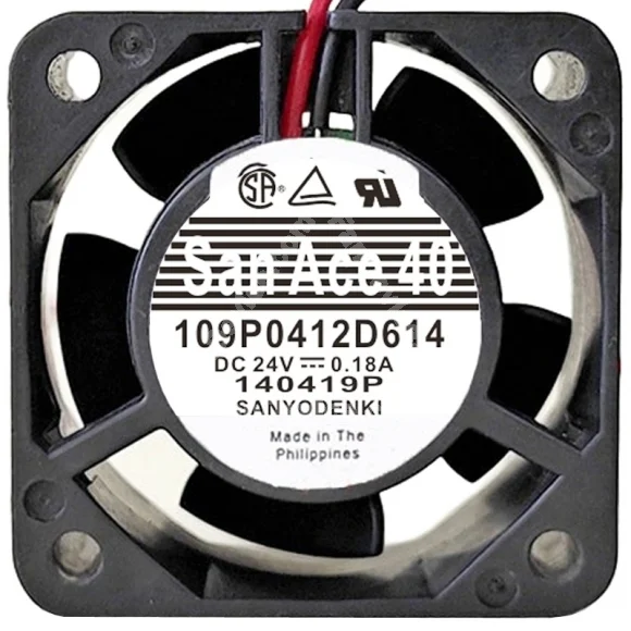 Sanyo 109P0412D614 24V 0.18A Axial Cooling Fan