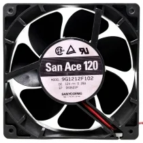 Sanyo 9G1212F102 12V 0.28A 2 Wires Axial Cooling Fan