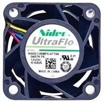 Nidec W40S12BMF5-07T04 12V 0.68A 4 Wires Axial Fan