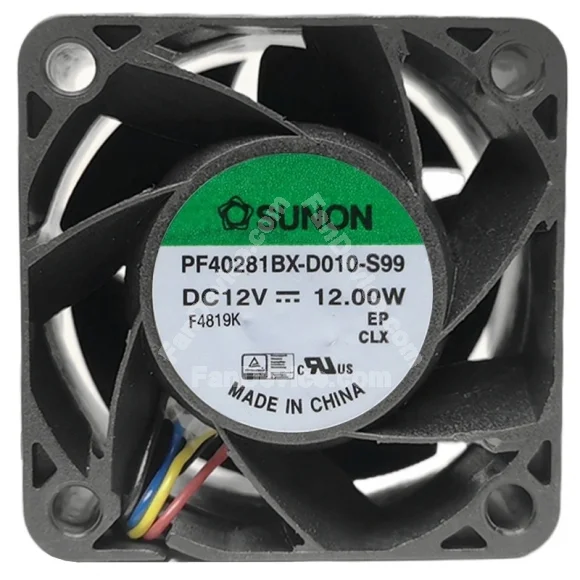 Sunon PF40281BX-D010-S99 12V 12.00W Axial Cooling Fan