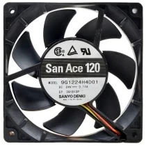 Sanyo 9G1224H4D01 24V 0.17A 3 Wires Axial Cooling Fan