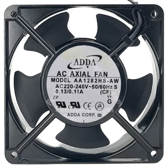 ADDA AA1282HS-AW 220-240V 0.13/0.11A 2 Wires Cooling Fan