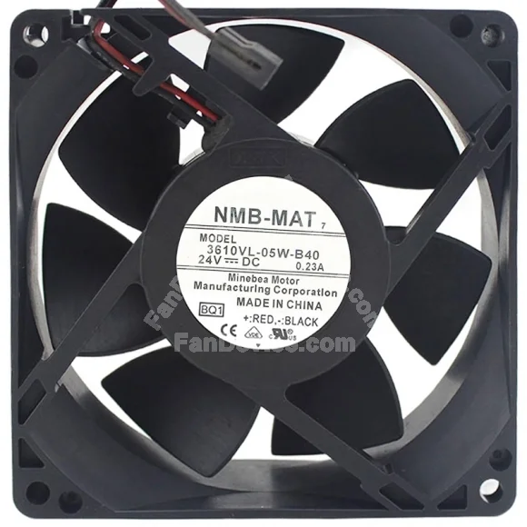 NMB-MAT 3610VL-05W-B40 24V 0.23A 2 Wires Cooling Fan