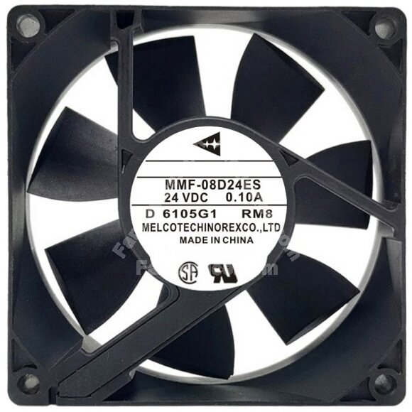 Mitsubishi MMF-08D24ES RM8 24V 0.10A 3 Wires Axial Fan