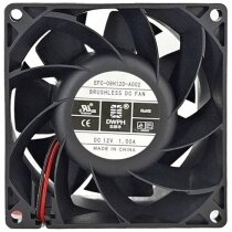 DWPH EFC-08H12D-A002 12V 1.00A 2 Wires Axial Cooling Fan