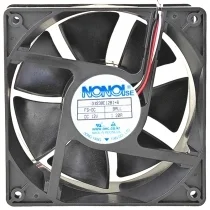 NONOI G1238E12B1+6 12V 1.20A 3 Wires Ball Bearing Cooling Fan