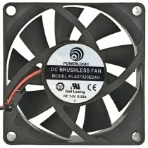 PowerLogic PLA07020B24H 24V 0.35A 2 Wires Cooling Fan