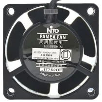 NTO PF-065H-M 100V 7/6W 2 Wires Axial Cooling Fan