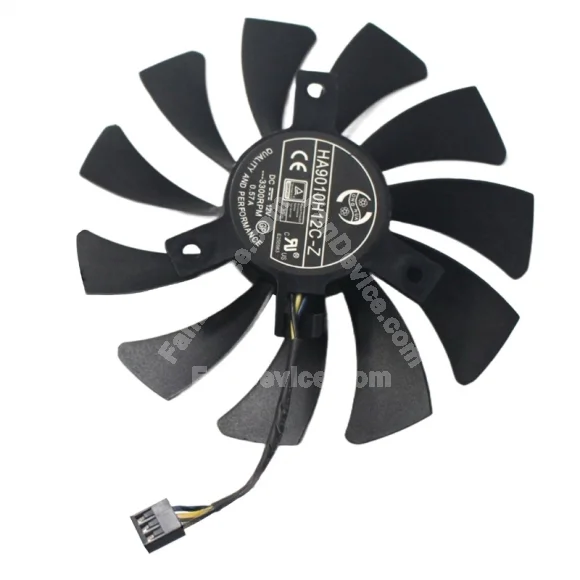 HONGHUA HA9010H12C-Z 12V 0.57A 3 Wires 3000RPM Cooling Fan