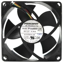 Foxconn PV080F12H 12V 0.36A 4 Wires PWM Axial Cooling Fan