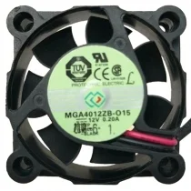 Protechnic MGA4012ZB-O15 12V 0.20A 2 Wires Axial Cooling Fan