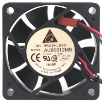 Delta AUB0612MB 12V 0.14A DC Brushless 2 Wires Axial Cooling Fan