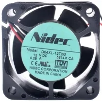 Nidec D04XL-12T2G DC 12V 0.29A 2 Wires Axial Cooling Fan