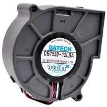 DATECH DB7530-12LBA 12V 0.25A DC Brushless 3 Wires Blower Cooling Fan