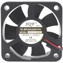 XQF XQF5015HBL 24V 0.1A 2 Wires DC Brushless Axial Cooling Fan