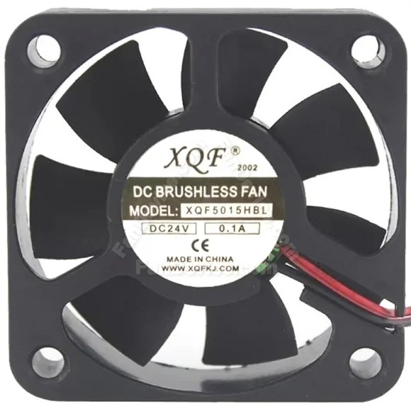 XQF XQF5015HBL 24V 0.1A 2 Wires DC Brushless Axial Cooling Fan