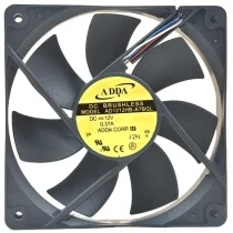 ADDA AD1212HB-A7BGL 12V 0.37A DC Brushless 3 / 4 Wires Cooling Fan