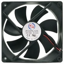 HONGHUA A1225L12S DC 12V 0.30A 2 Wires Axial Cooling Fan