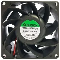 Sunon PMD2408PMB3-A DC 24V 4.8W 2 Wires Axial Cooling Fan