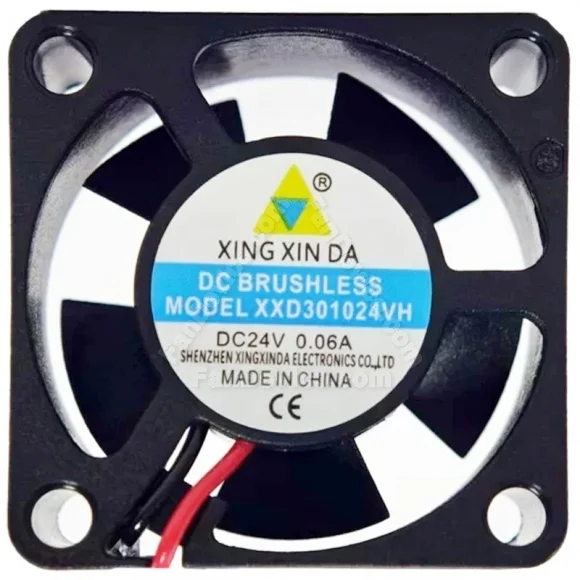 XING XIN DA XXD301024VH 24V 0.06A DC Brushless 2 Wires Cooling Fan