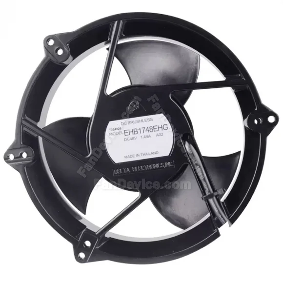 Delta EHB1748EHG 48V 1.44A DC Brushless 4 Wires Axial Cooling Fan