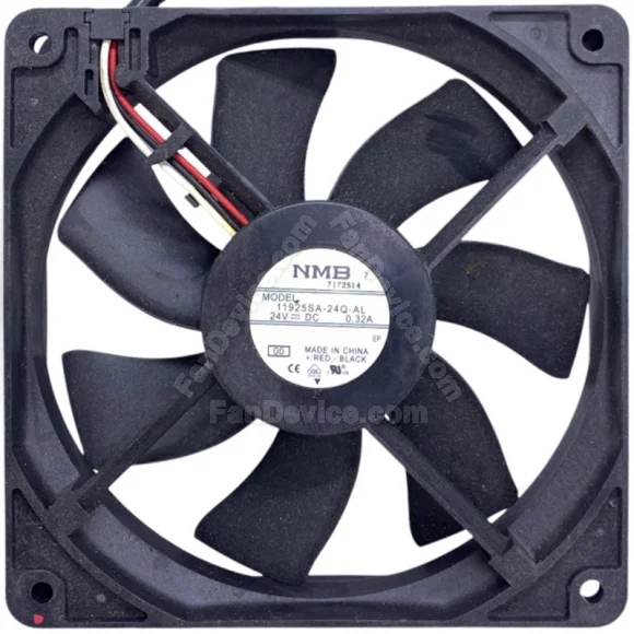 NMB 11925SA-24Q-AL DC 24V 0.32A 3 Wires Axial Cooling Fan