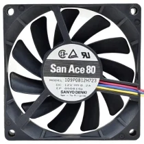 Sanyo 109P0812H723 DC 12V 0.2A 3 Wires Axial Cooling Fan