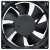 JSF JSF8025HS 12V 0.35A 2 Wires DC Brushless Axial Cooling Fan