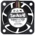 Sanyo 9A0412J7D06 DC 12V 0.11A 3 Wires Axial Cooling Fan