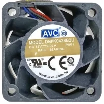 AVC DBPK0428B2U DC 12V 2.00A 4 Wires Ball Bearing Cooling Fan