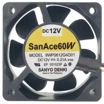 Sanyo 9WP0612G4D01 DC 12V 0.21A 3 Wires IP68 Waterproof Cooling Fan