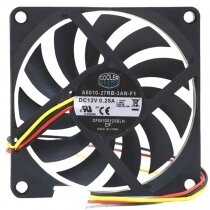 Cooler Master A8010-27RB-3AN-F1 DF0810012SELN DC 12V 0.25A Axial Cooling Fan