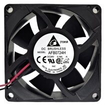 Delta AFB0724H DC 24V 0.16A 2 Wires Brushless Axial Cooling Fan