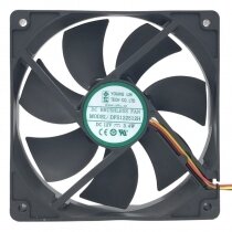 YOUNG LIN DFS122512H DC 12V 3.4W 2 Wires / 3 Wires Brushless Axial Cooling Fan