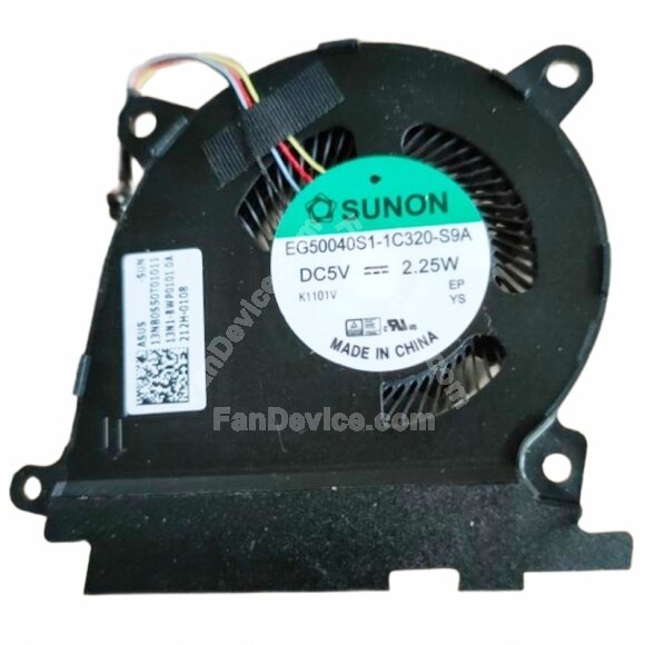 Sunon EG50040S1-1C320-S9A DC 5V 2.25W Laptop Cooling Fan