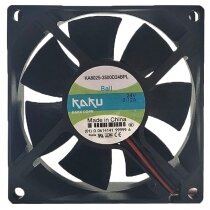 KAKU KA8025-3500D24BPL DC 24V 0.12A 2 Wires Axial Cooling Fan