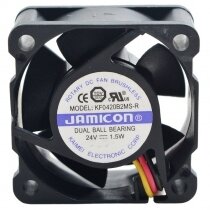 JAMICON KF0420B2MS-R DC 24V 1.5W Dual Ball Bearing Axial Cooling Fan