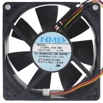 NMB 3108NL-05W-B58 DC 24V 0.19A 3 Wires Brushless Axial Cooling Fan