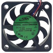 ADDA AD0412HX-K96 DC 12V 0.08A 2 Wires / 3 Wires Axial Cooling Fan